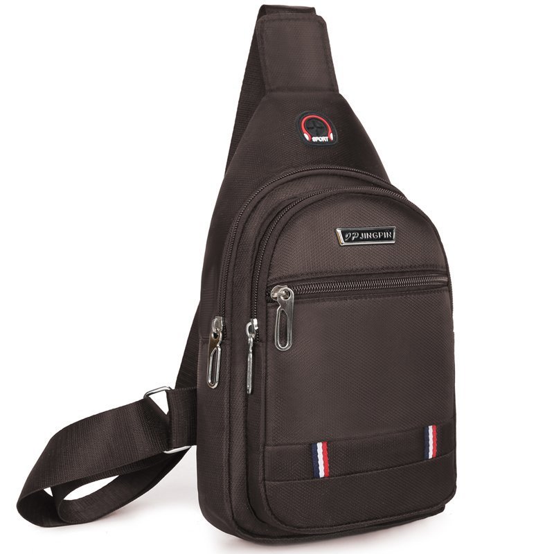 牛津布防水耐磨男士背包容量胸包