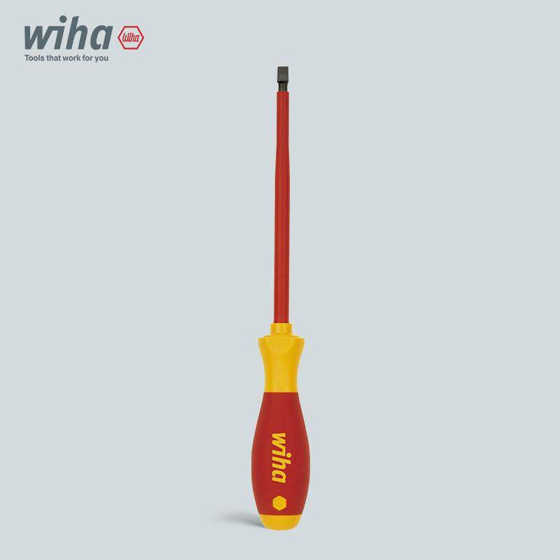 wiha威汉Softfinish&reg;电工绝缘一字螺丝起子320N 铬钼钒钢一字