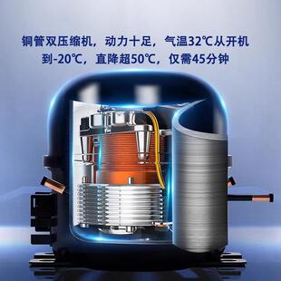 不冷冰锈钢四门箱商用藏柜160工作台六门管保鲜柜冰铜柜冷冻展示