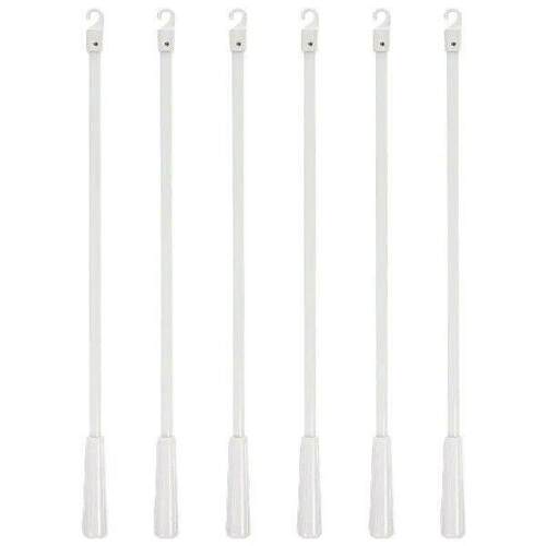 6pcs Blind Replacement 12 Inch Glass Fiber White Blind