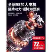 万持牛电锯伐816木锯家小锯型手电链用锯大功率切割树锯柴链条锯