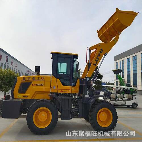 建筑工地上料装载机养殖场装卸煤炭铲车农场粮食沙石土料抓草机