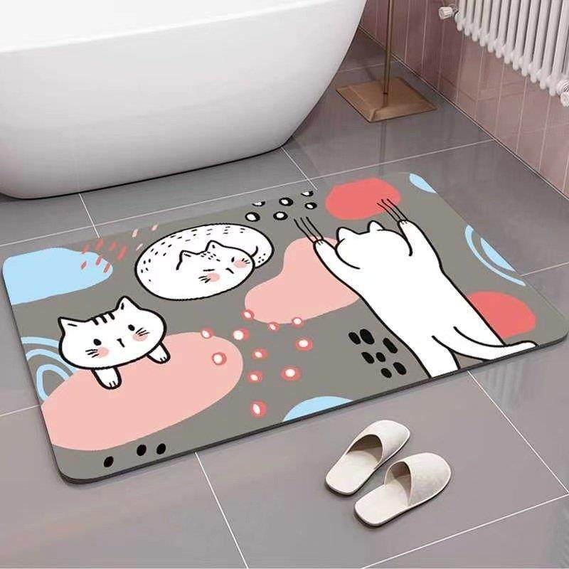 软矽藻泥地垫防滑吸水化妆室耐脏地毯门垫浴室门口厕所卫浴脚垫,个性定制/设计服务/DIY,地毯/地垫定制,淘宝优惠券,粉丝福利购,淘宝优惠卷