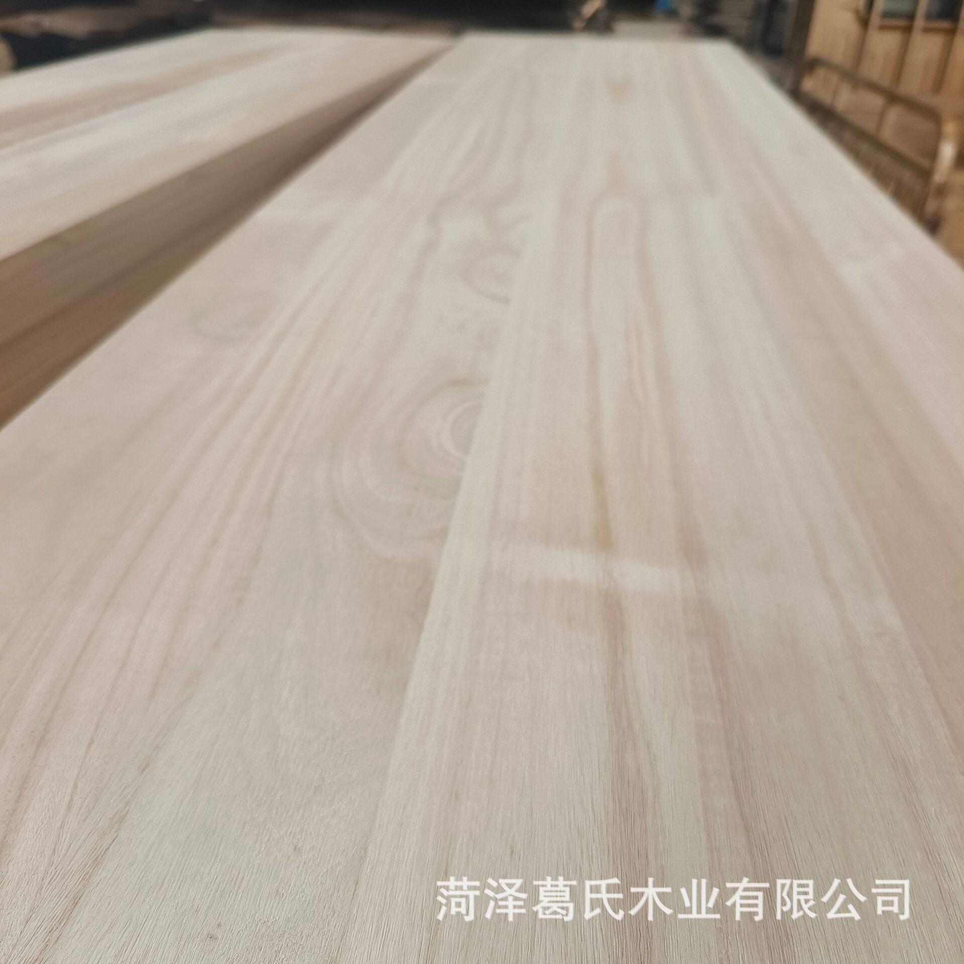 桐木直拼板桐木板多种规格可定制工艺品用板泡桐木板橱柜家具板