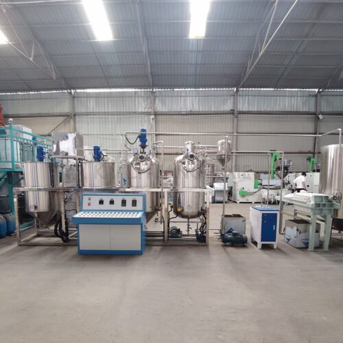 油厂毛油脱胶脱脂肪酸脱水脱色精炼机除异味脱蜡新型油坊精炼油机