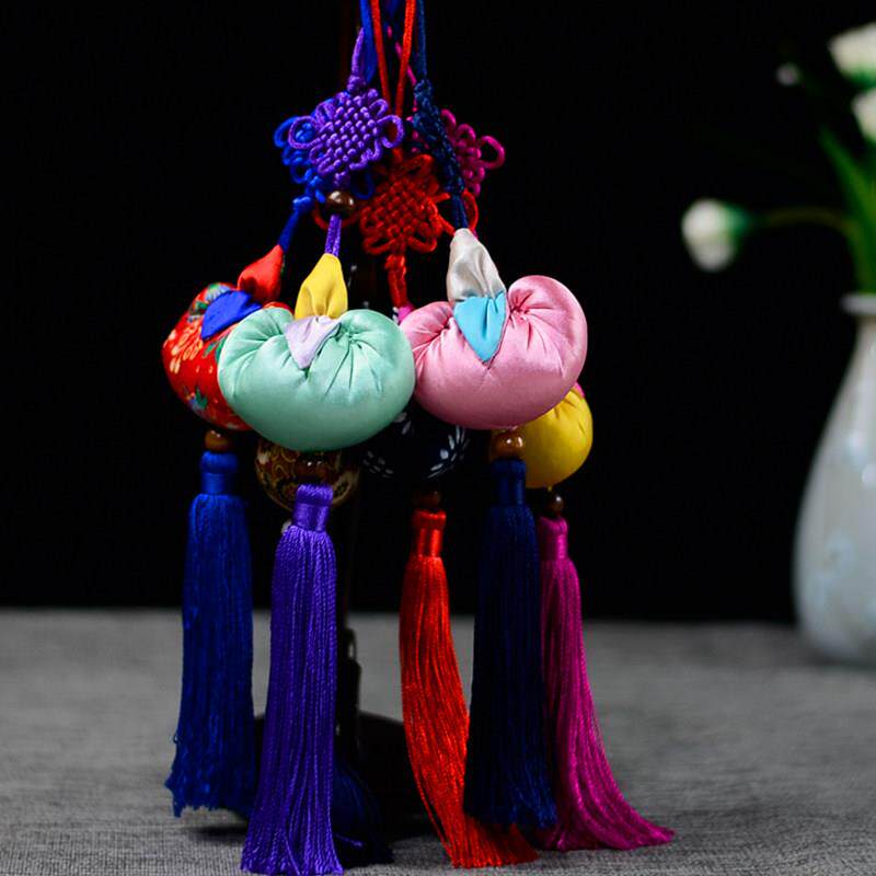 纯手工花布小荷包带香味布艺刺绣装饰挂饰中国风小礼品送老外民俗