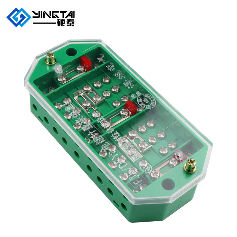 优质电表箱fj6/dfy2三相三线接线端子排绿色电能计量箱接线盒