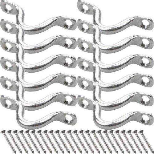 12 Pcs Kayak Fixed Ring Boat Rigging Hardware U Shaped Door