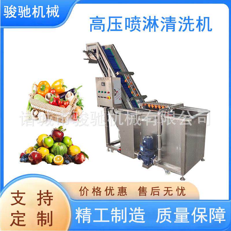 连续式冲浪清洗机杏子山楂蓝莓净菜加工设备全自动洗菜机