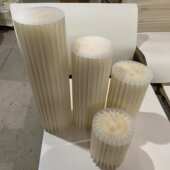 蜂窝折叠甜品台折叠展示台加密款 展架甜品桌风琴纸凳子花柱罗马柱