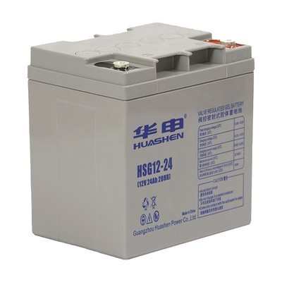 华申蓄电池HSG12V4a7a17a20a24a38a55a65a100a120a150ah直流屏EPS