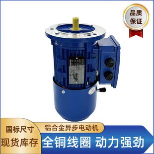 8024 厂家三相异步直流刹车电机BMD8014铝合金电磁制动电机YEJ2