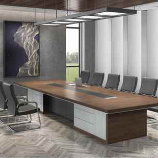 款 大型会议桌桌办公简约长条 现货长办66P3601公家具长方形板桌式
