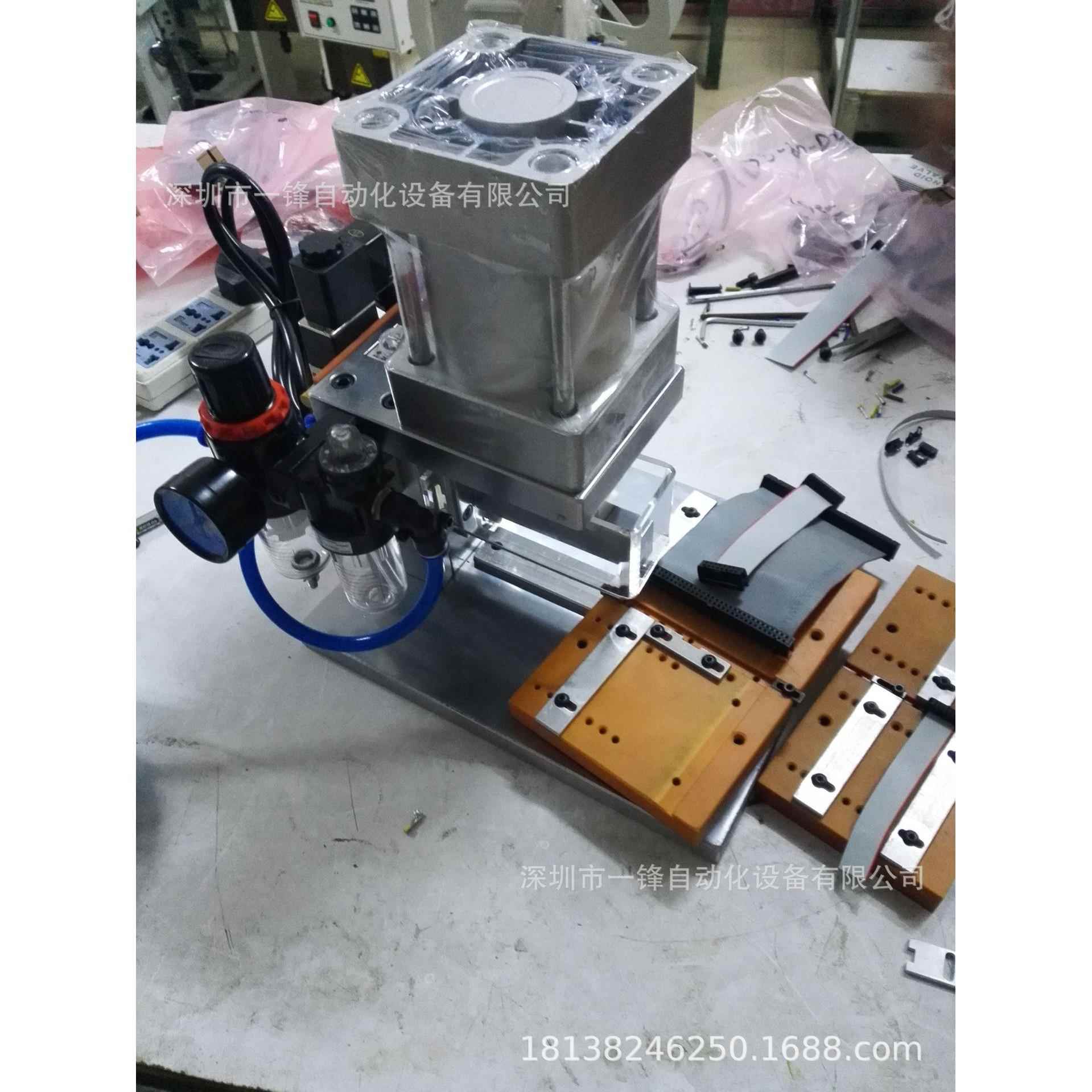 IDC灰排彩排刺破式压接机排线铆压机压排机8-60P通用治具压接机