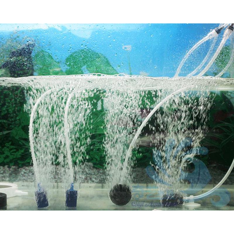 松宝增氧泵静音养鱼氧气泵鱼缸增氧机打氧机小型家用制加充氧泵