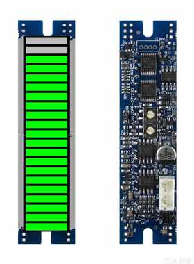 20段绿色LED显示模块 可用于立体声显示显示音量大小