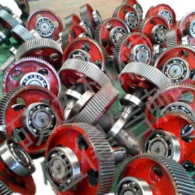JZQ，ZQ400减速机配件，400加重齿轮，齿轮轴配件，jzq减速机