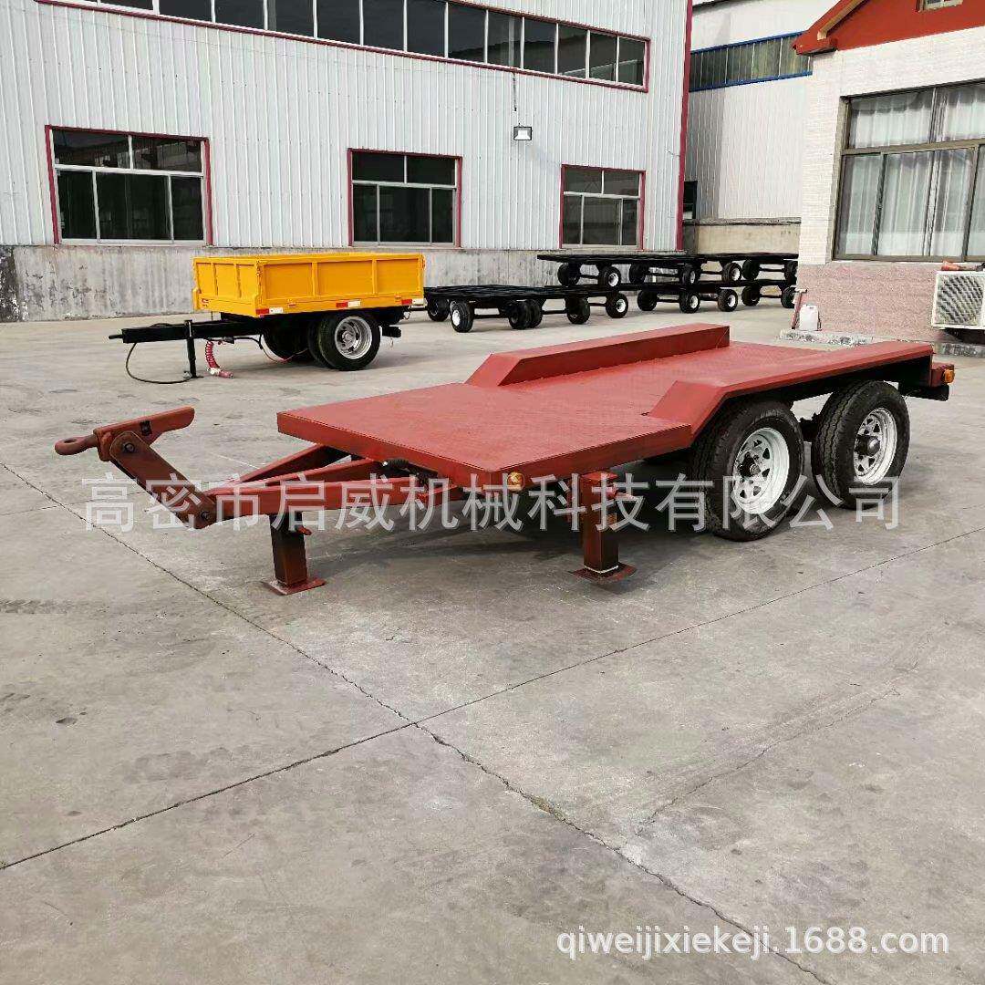 欧式农用拖车自卸拖车拖拉机牵引可自卸升降拖车厂家供应