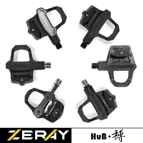 HuB和博公路骑行锁踏自锁ZP115碳纤维轻量自行车轴承脚踏钻石卡鞋