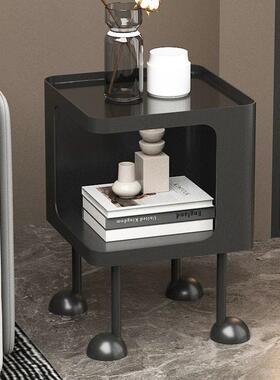 轻奢客头厅沙发边边几几边柜现代简约床柜铁创意床头小茶艺小桌子