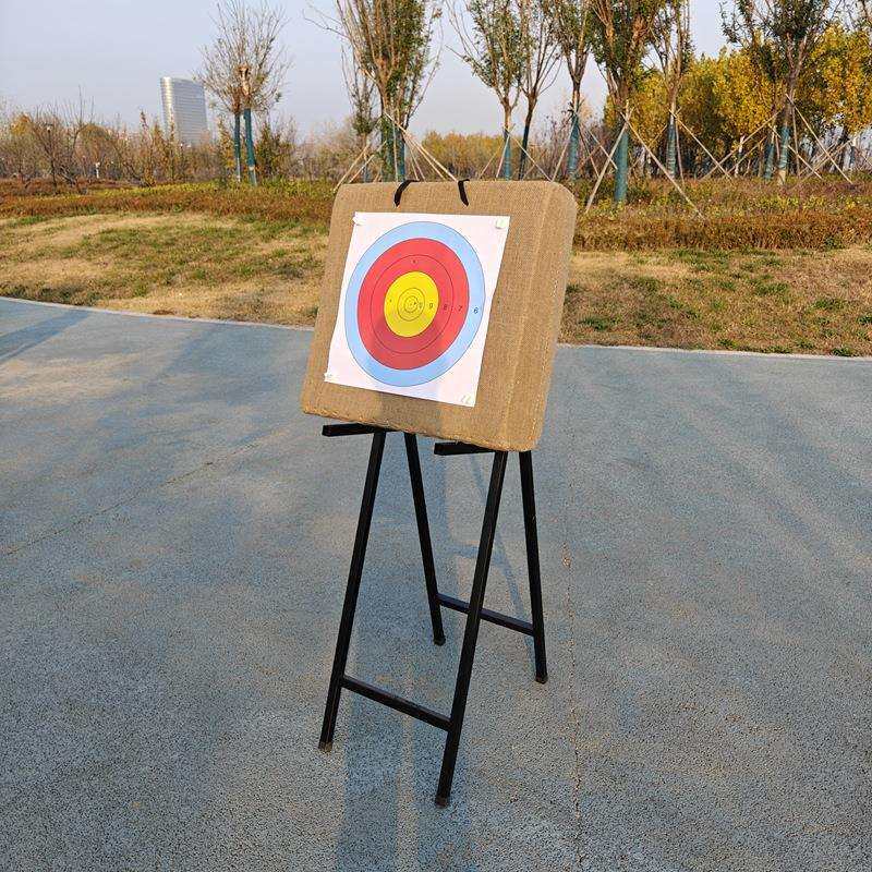 箭靶架子伸缩折叠木头金属支架室内外练习靶架反曲射箭靶架免拆卸