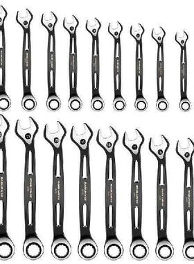 DualUse Plums Blossoms Open End Ratchets Wrenches 6mm-22mm