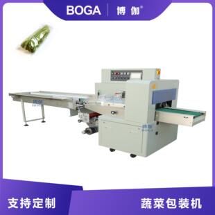 蔬菜自动包装机净菜果蔬农产品打包机械设备 600伺服机间歇式厂家