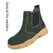 高帮 轻便 焊工专用防摔防刺钢鞋 防臭 防烫 头 男劳动保护鞋