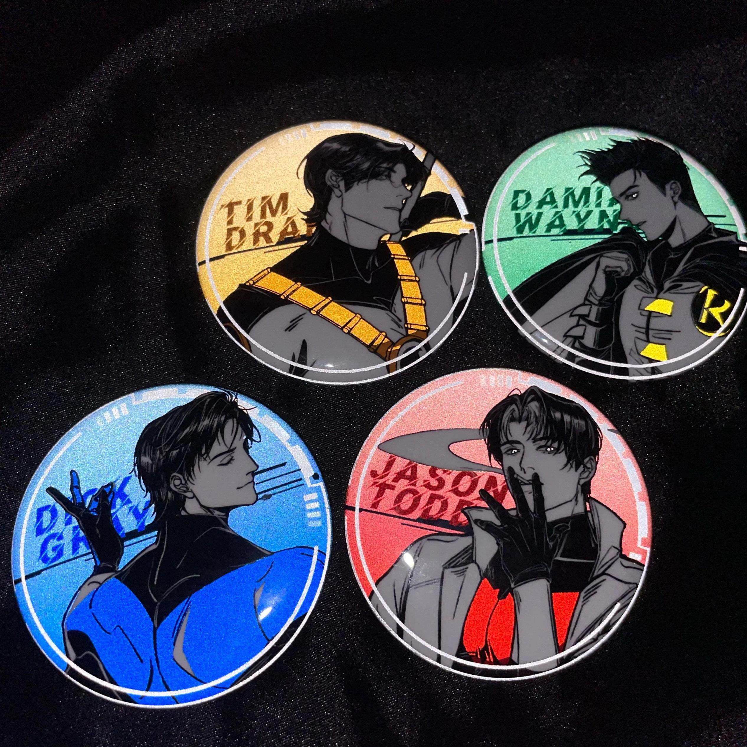 【DC】Batfamily 蝙蝠家 夜翼红头罩红罗宾达米安 Brothers 周边