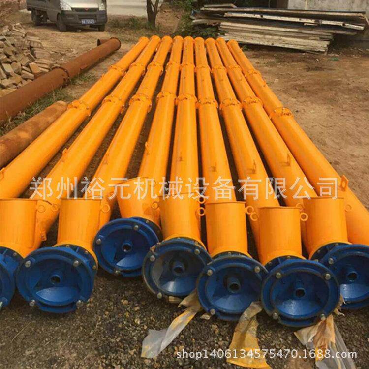 直销螺旋输送机标粉煤灰输送机国219管式螺旋219x6m输送泵