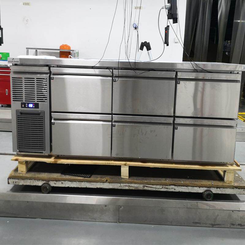 上海豪利供应LRVP-180-T6商用6抽屉商用操作台冰箱