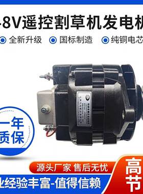 适用48V履带遥控割草机 河堤智能除草机发电机56V60A发电机3000W