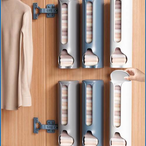 A handy storage solution for underwear and socks, this lazy