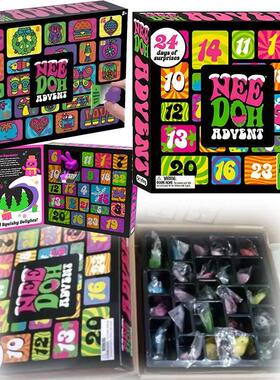 Nee Doh Advent Calendar 24 Days Christmas Countdown with