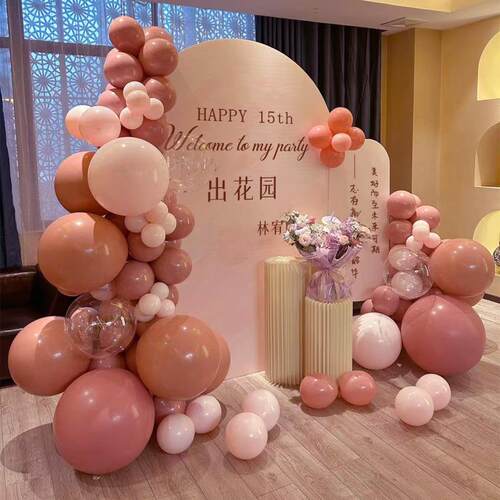 潮汕出花园布置背景板板15岁成人礼仪式装饰出花园用品拍照道具