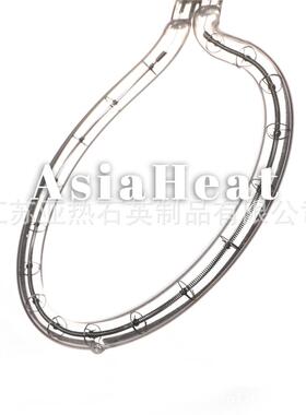 波长0.76-1.4um 400瓦 400W 水分仪仪器石英玻璃加热器 卤素灯管