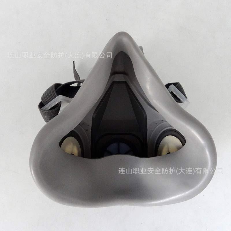 3M 6200防尘半面罩 滤棉滤盒呼吸面罩使用劳保防护面罩