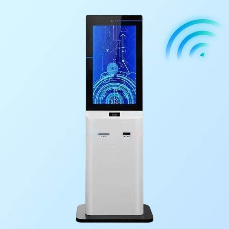 景区自助售票机 32寸景区旅游购票机 电影院取票机扫码打印一体机
