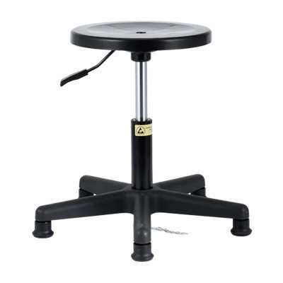 工厂防静电椅子无尘车间工作椅靠背椅实验室用升降椅PU发泡皮革椅