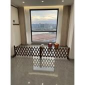 宠物栅栏狗笼隔断拦狗栅栏阳台隔离门可伸缩栅栏门挡狗挡猫兔护栏