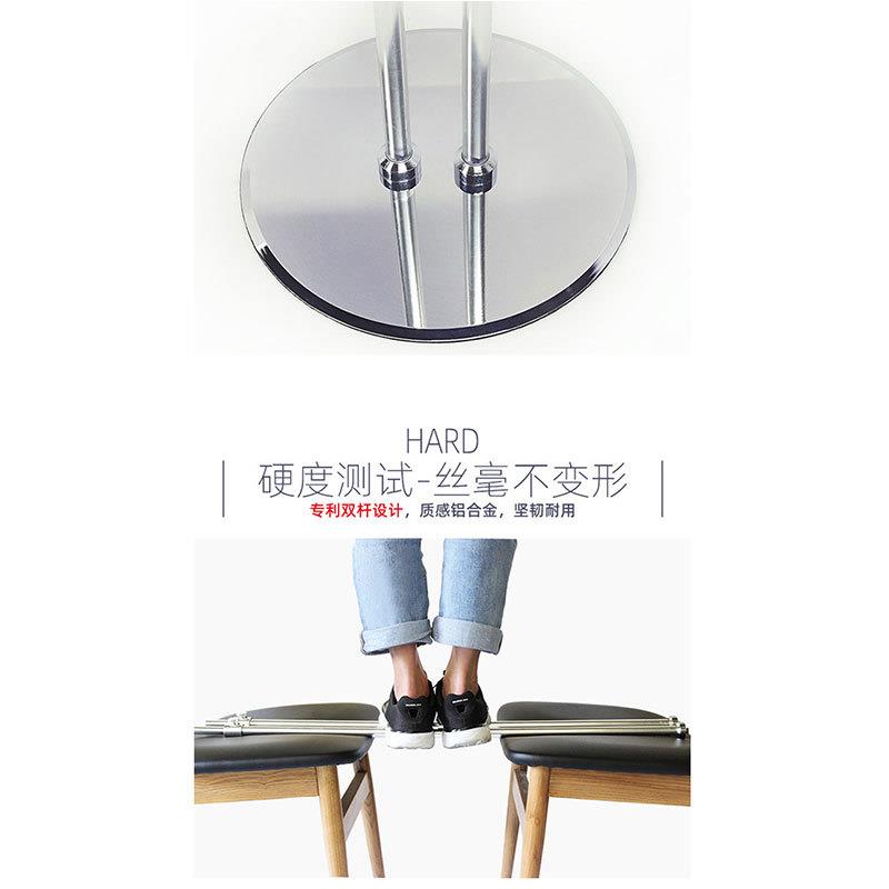 双杆导向牌落地展示架a4指示牌商场水牌广告牌A3铝合金立牌可移动