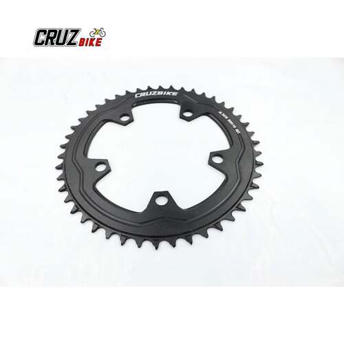 CRUZbike BCD110公路山地车曲柄牙盘单盘片正负齿五爪1X