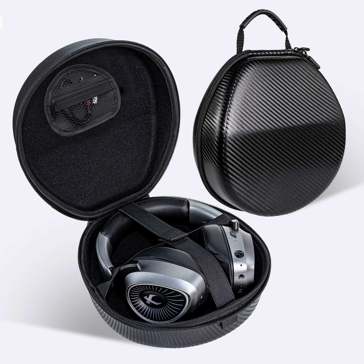 通用EVA超大头戴式防震 耳机包 收纳包收纳盒HD598 HD650 HD800s