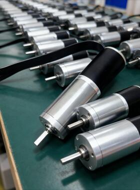 径28mm无速刷Y466EC2864机器人关节持专用直流减电机支非标低直背