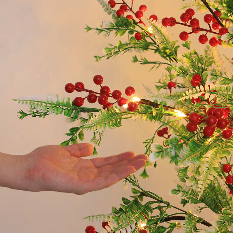 LED圣诞树灯发光装饰仿真树灯节日装饰氛围灯新年景观树灯