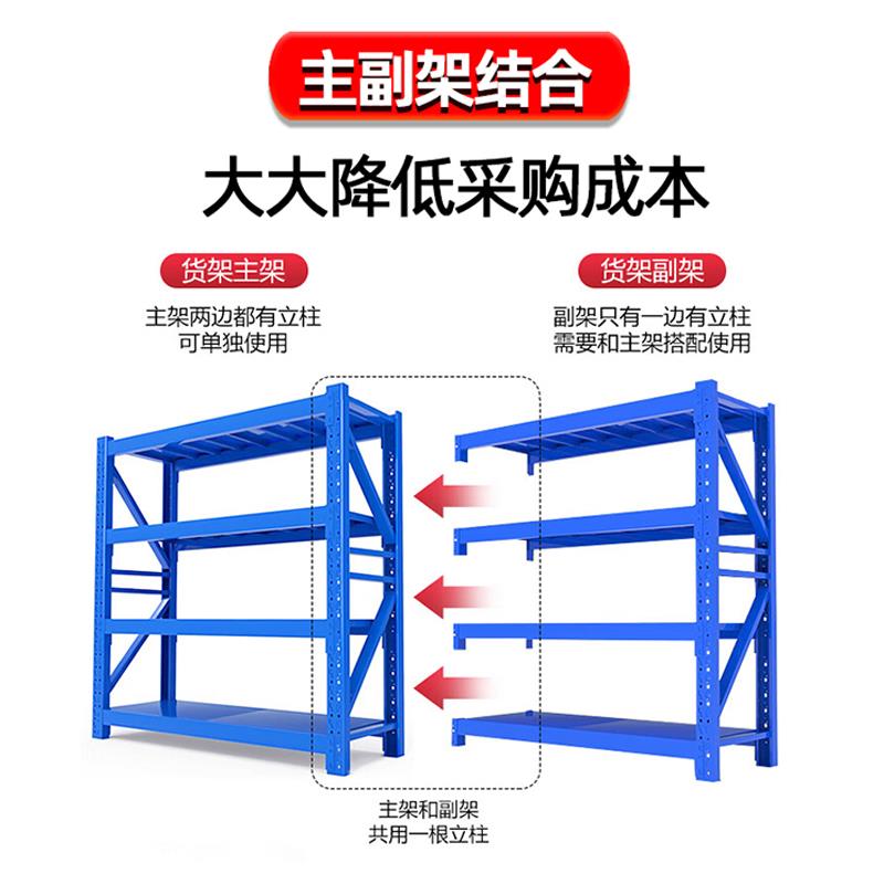 宁波货架置物架多层可调节家用储物架仓库仓储快递架子重型展示架