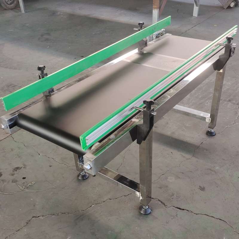 小型PVC白色皮带提升机定制环形弯道灌装机快递分拣流水线输送机