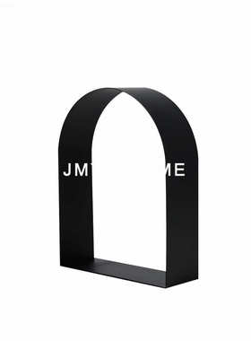 北欧简约金属拱门创意摆件家居客厅办公室酒柜书房茶几桌面装饰品