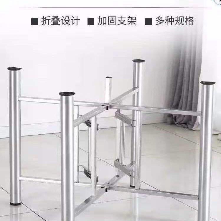 餐桌脚定制大圆桌架可折叠铁艺桌腿支架实用伸缩桌架实用桌脚架