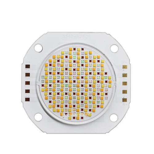 高TLCI聚光灯RGBWY光源450W高功率五色COB补光灯RGBCW灯珠LED灯泡
